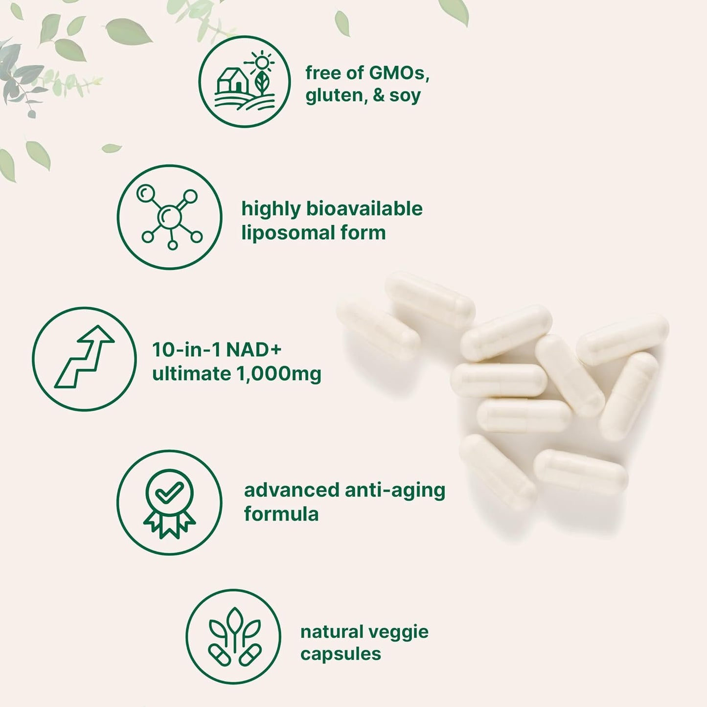 Liposomal NAD+ Vitality Boost™ - ELUSHIA