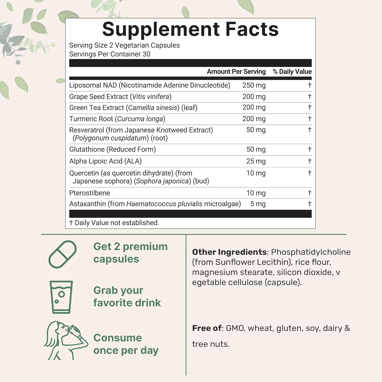 Liposomal NAD+ Vitality Boost™ - ELUSHIA