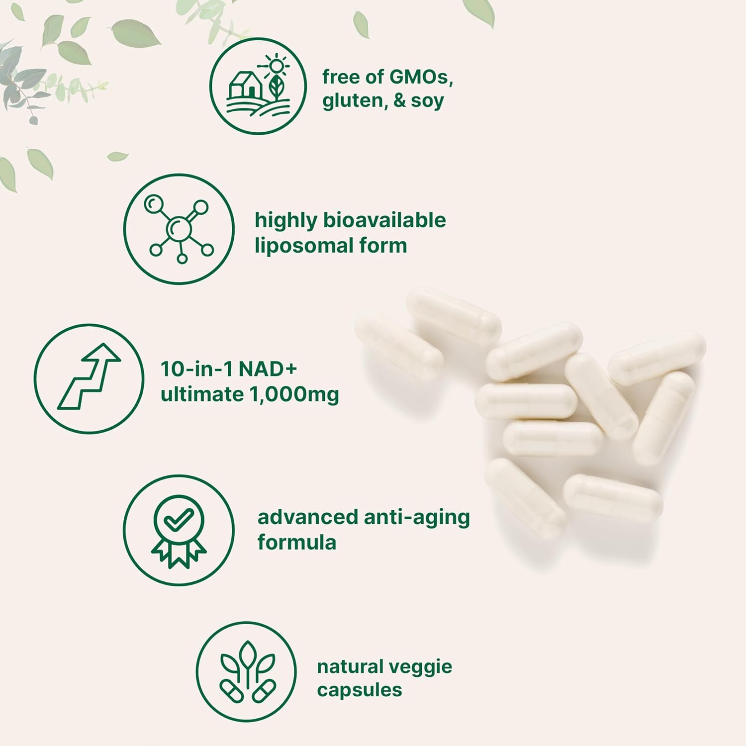 Liposomal NAD+ Vitality Boost™ - ELUSHIA